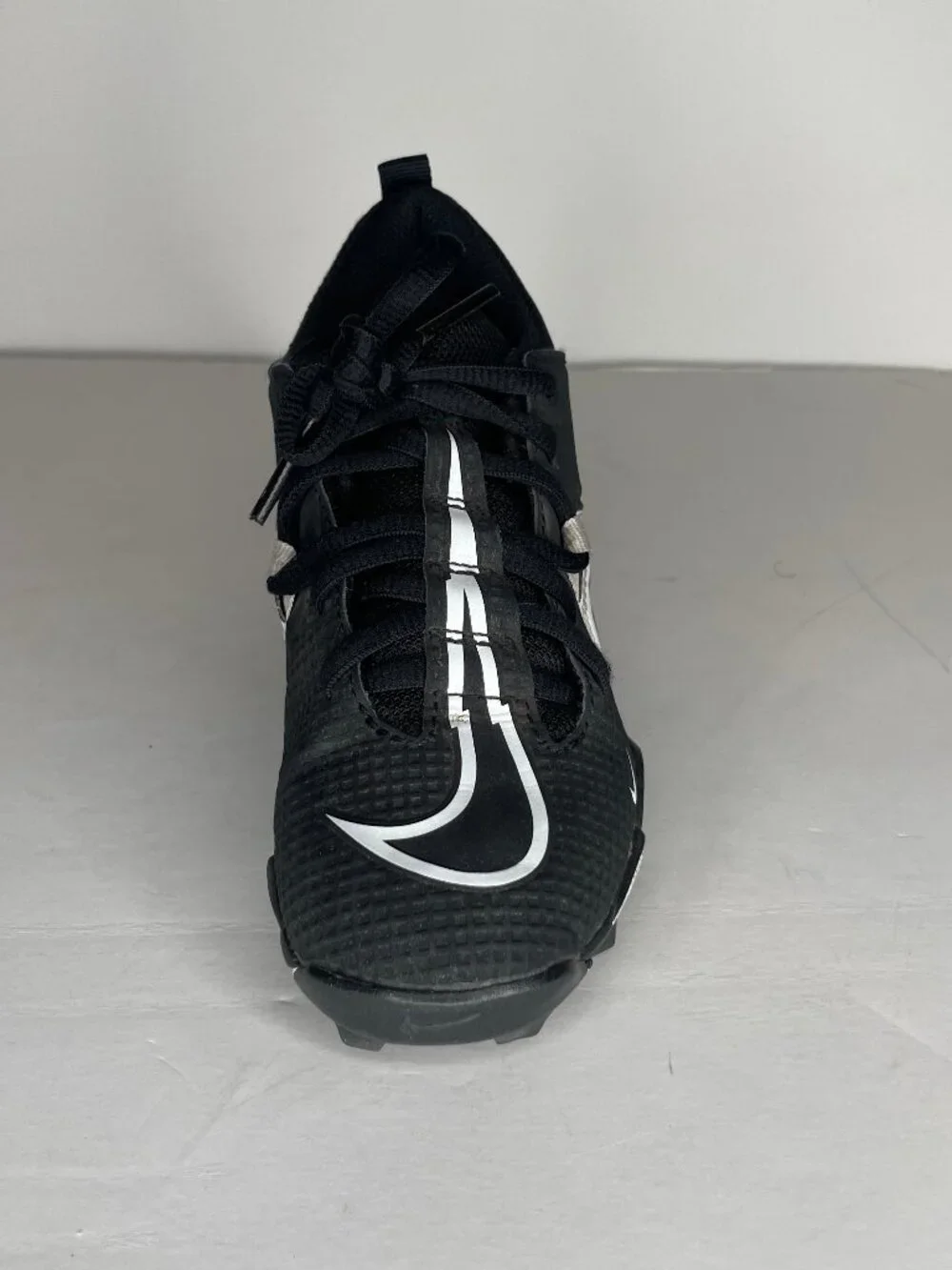 Nike Techwear Alpha Menace 3 Shark Black Football Cleats Youth Size 12C